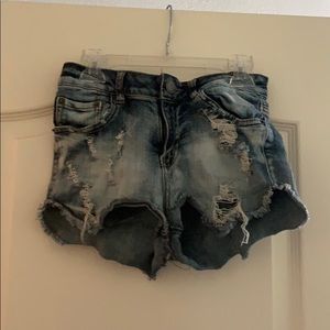 Mossimo Supply co. distressed jean shorts